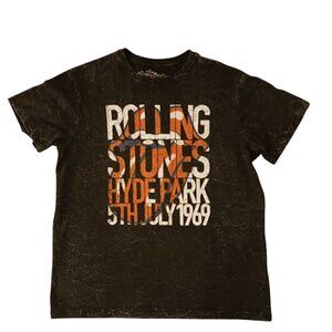 Rolling Stones, T-Shirt, Hyde Park 5th July 1969, Size Large, Black